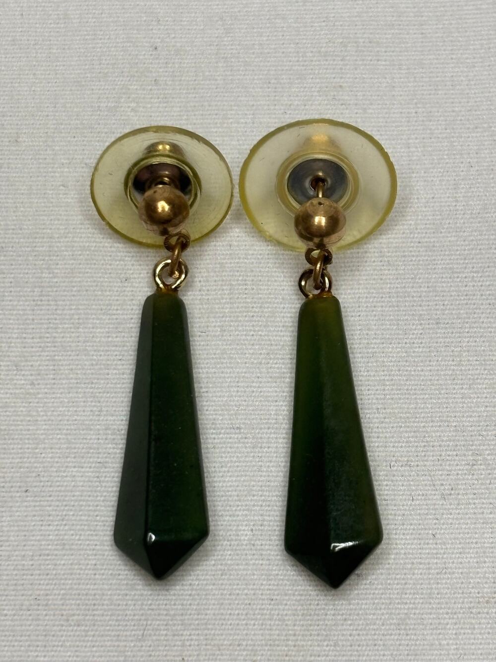 Jade Pendant Earrings #6201